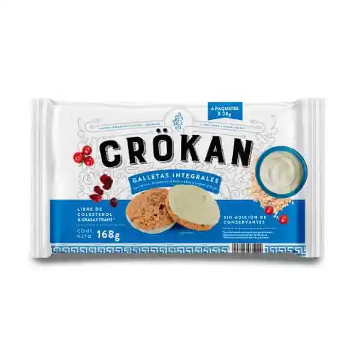 Crokan Galleta Integral Avena Yogur