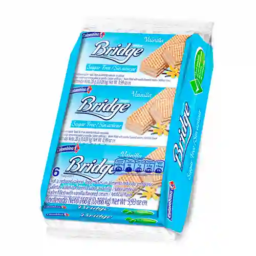 Bridge Galleta Wafer Vainilla Sin Azucar