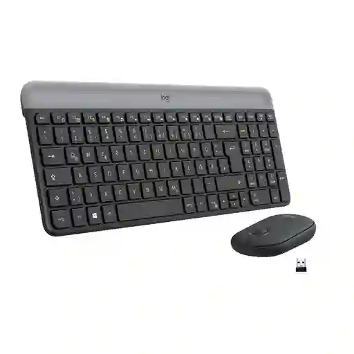 Combo Teclado Mk470 Logitech Negro