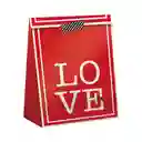 Bolsa De Regalo Papel Trapecio Love
