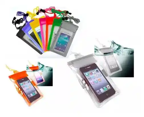Estuche Impermeable Para Celular Negro