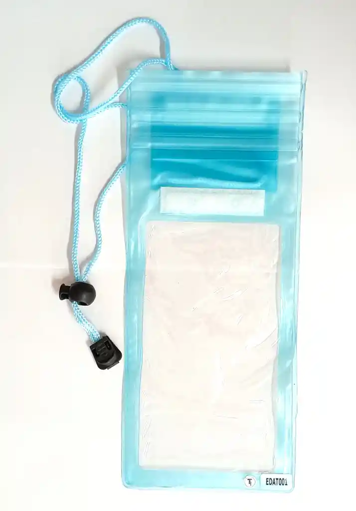 Estuche Impermeable Para Celular Azul Claro