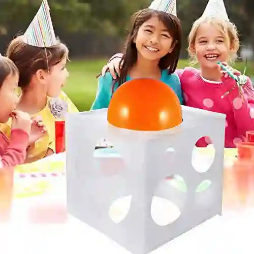 Cubo Medidor Caja Calibrador De Globos Plegable 9 Huecos