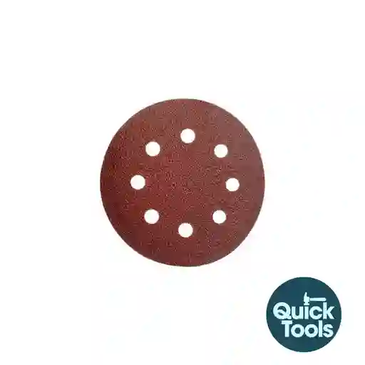 "fibro Disco 5"" Velcro X 5 Pzs P80 Ljp080 Uyus "