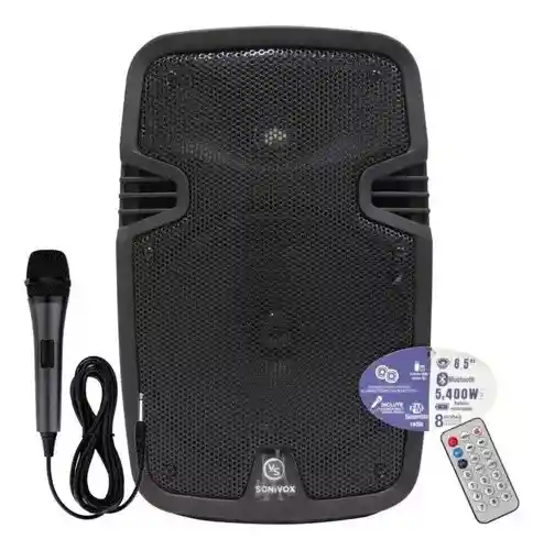 Parlante Vss2135 6.5" Sonivox Negro