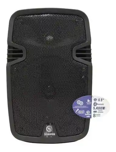 Parlante Vss2135 6.5" Sonivox Negro