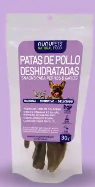 Snack Patas De Pollo Deshidratadas X 30 Gramos