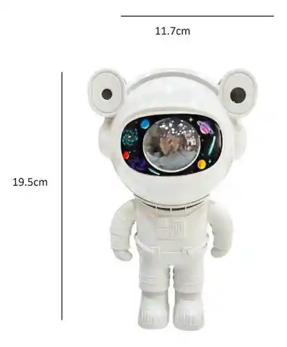 Proyector Astronauta Lampara Galaxia Con Control 12 Modos