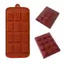 Molde Silicon Para Mini Tablitas Chocolatinas