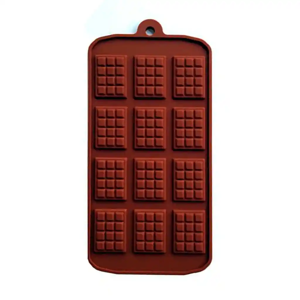 Molde Silicon Para Mini Tablitas Chocolatinas