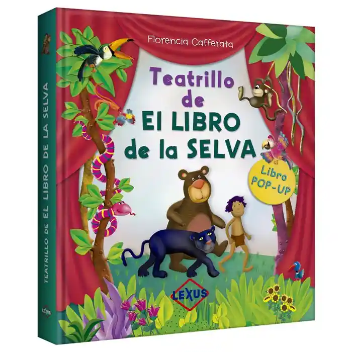 Libro Pop Up El Libro De La Selva Cuento Infantil Niños Bebe