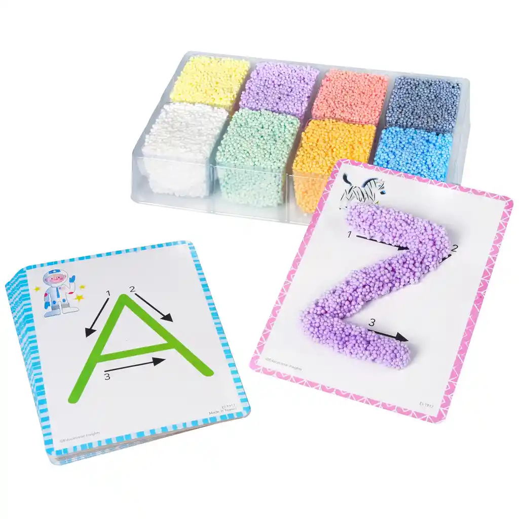 Set Para Moldear Y Aprender Formas Y Letras - Playfoam