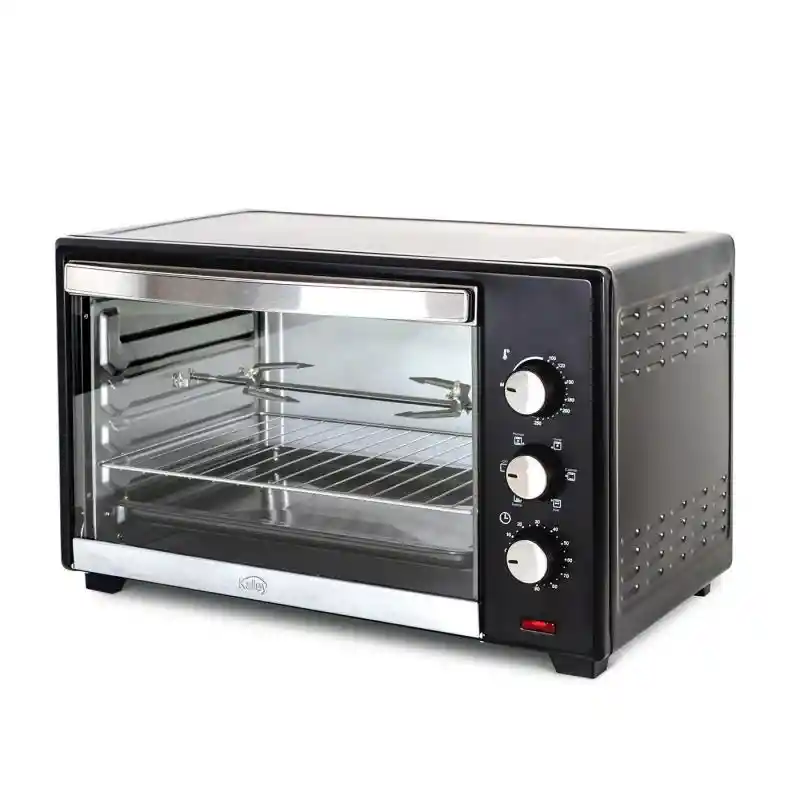 Horno Tostador Kalley K-he46l 1600w Negro Rostizadordorador