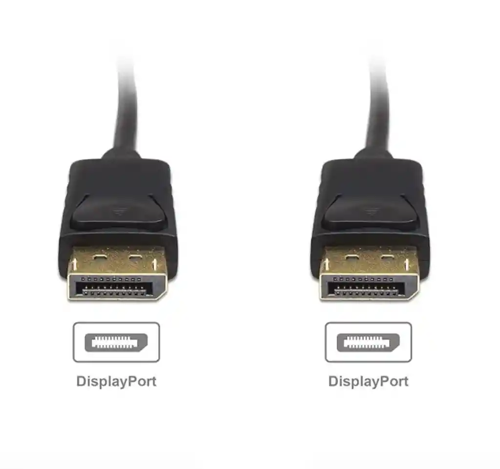 Cable 1.8m Convertidor Displayport A Displayport Hd 1080p Dp