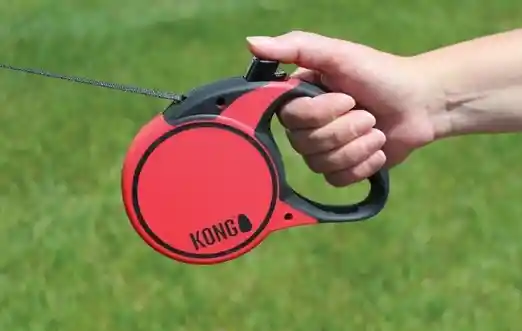 Kong Correa Retractil Terrain Large Roja 50 Kg Kng Trn Lg Rd