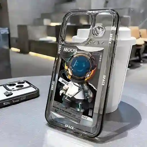 Forro Space Transparente Con Diseño Para Iphone 14 Pro Max