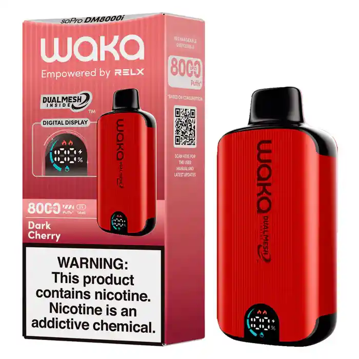 Waka Dark Cherry 8000puff