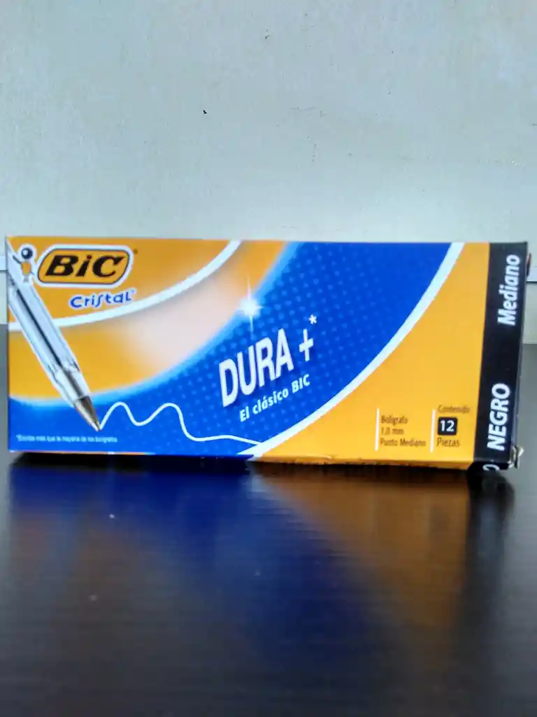 6 Boligrafos X Precio De 4 Negro Cristal Bic