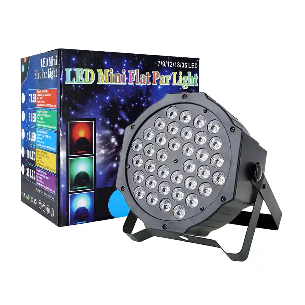 Luz Para Bar O Discoteca Dmx 36 Led Activada Por Sonido Dj