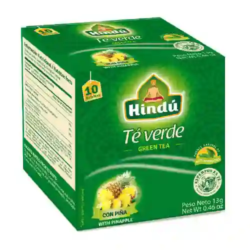 Hindú Te Verde Con Piña