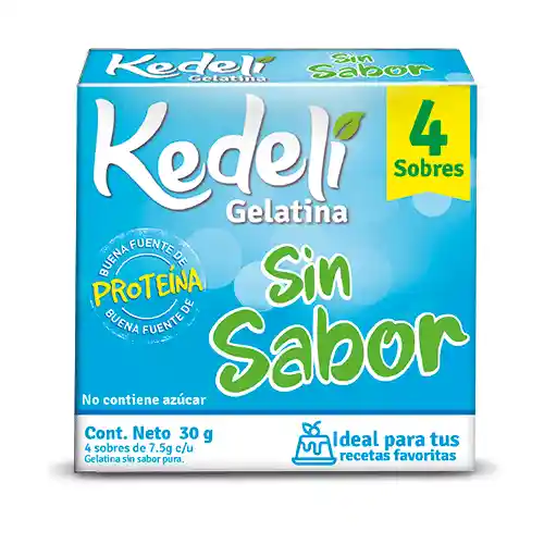 Kedeli Gelatina Sin Sabor