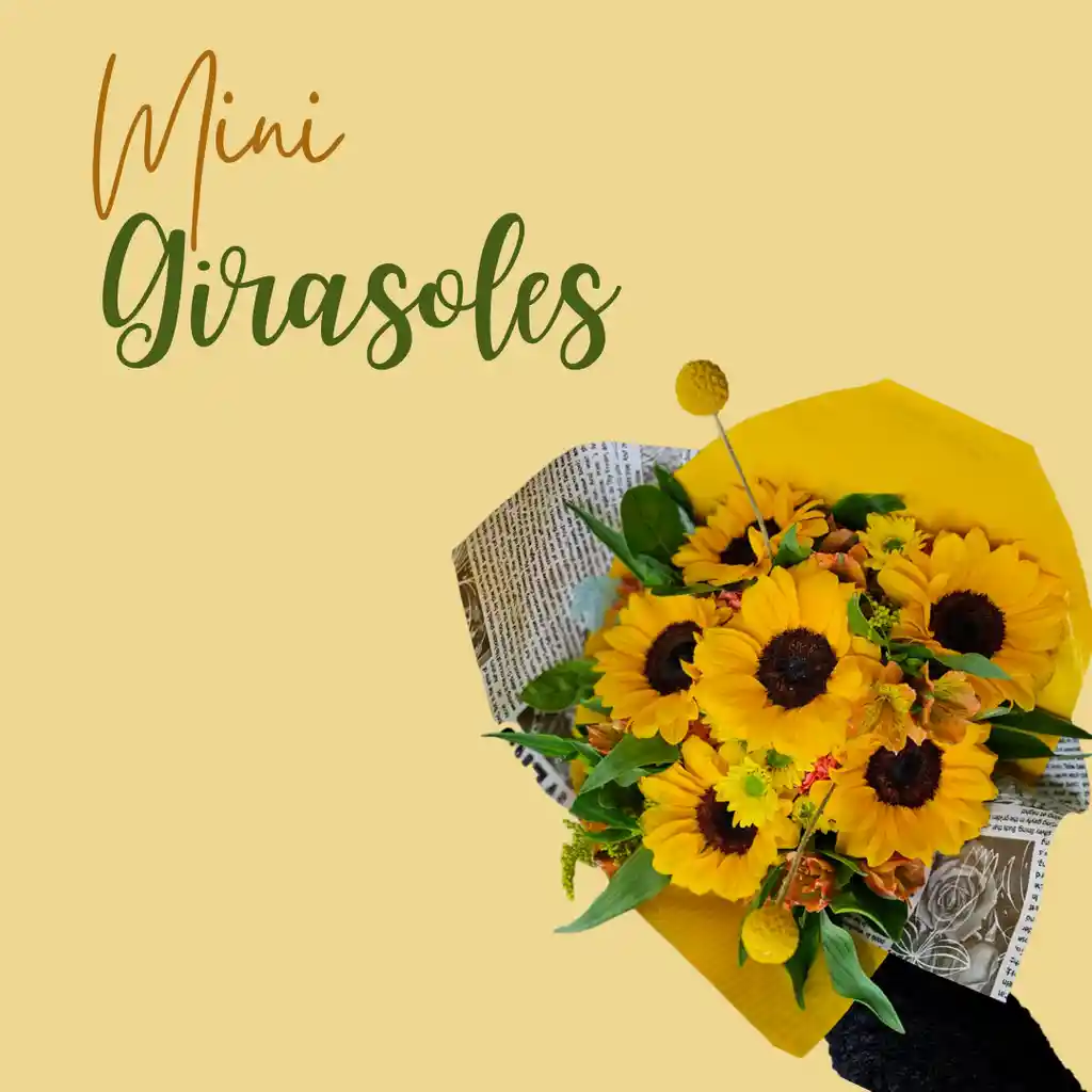 Bouquet De Mini Girasoles