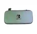 Estuche De Viaje Rígido Azul Verde Compatible Con Switch