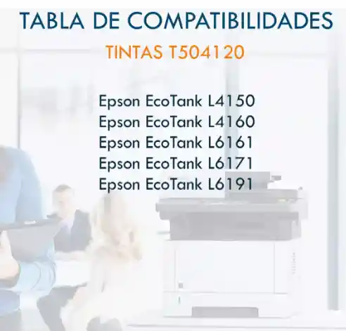 3 Tintas Genéricas Para Imp Eps 504 L4150 L4160 L6161 L6171