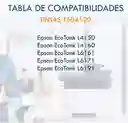 4 Tintas Genéricas 504 Para Ep L4150 L4160 L6161 L6171 L6191