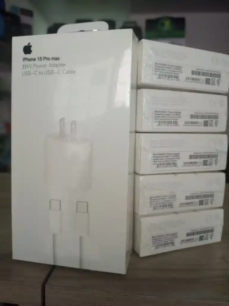 Cargador Original 1.1 Iphone 15 Pro Max 35w Carga Rapida