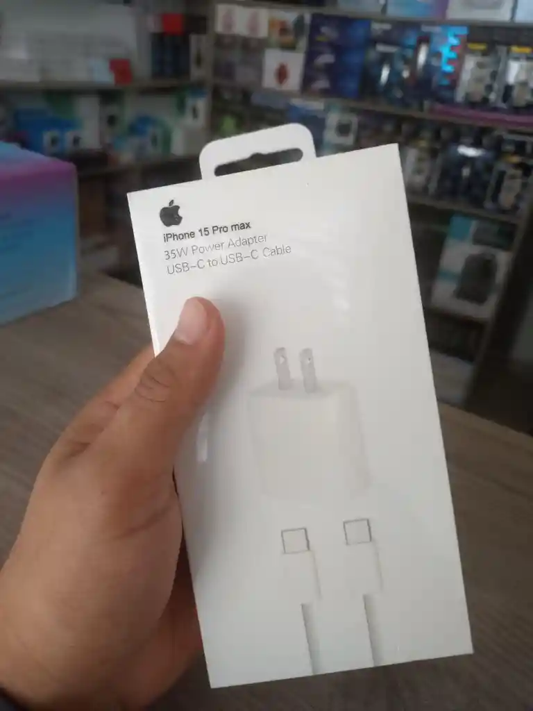 Cargador Original 1.1 Iphone 15 Pro Max 35w Carga Rapida