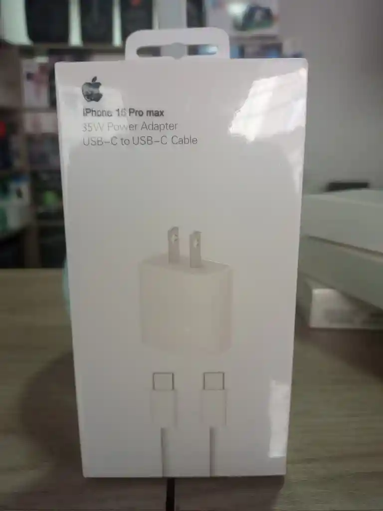 Cargador Original 1.1 Iphone 15 Pro Max 35w Carga Rapida