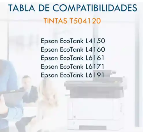 2tintas Genéricas 504 Para Eps L4150 L6161 L6191 L6171 L4160