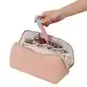 Cosmetiquera Bolsa De Cosmeticos De Viaje De Gran Capacidad Para Mujeres, Bolsa De Maquillaje De Piel Sintetica Para Viajes