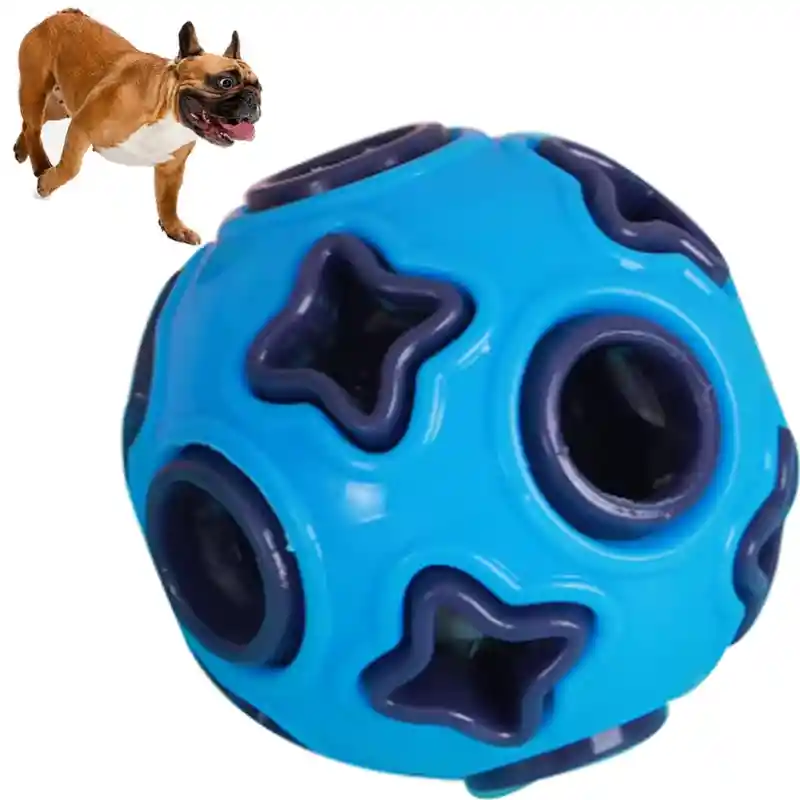 Juguete Pelota Cascabel Interactiva Resistente Antiestrés Perros Gatos