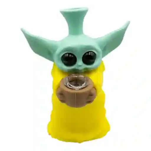 Bong Yoda Amarillo Silicona