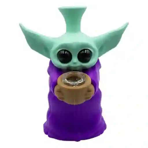 Bong Yoda Morado Silicona