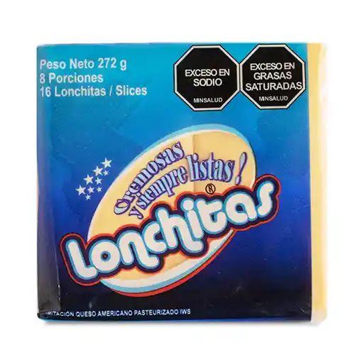 Lonchitas Imitación Queso En Lonchas Sabor Americano