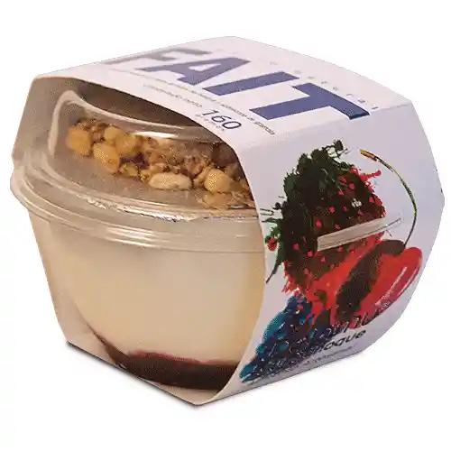 Latti Parfait Yogurt Griego + Granola Sabor Frutos Del Bosque