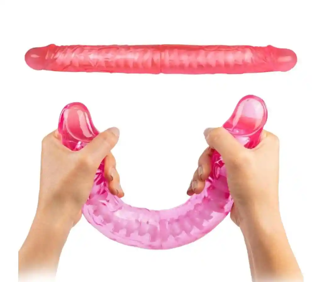 Dildo Doble Realista Articulado Ultra Realista Con Vértebras