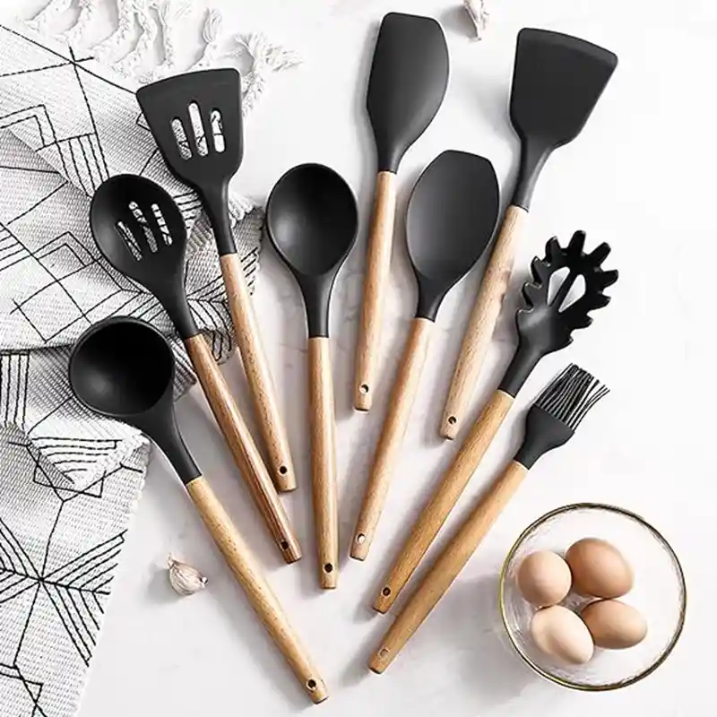 Set De Utensilios De Cocina X12pcs Acero