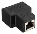 Splitter Divisor Red Rj45 / Adaptador Hembra / 1 A 2 / Fino