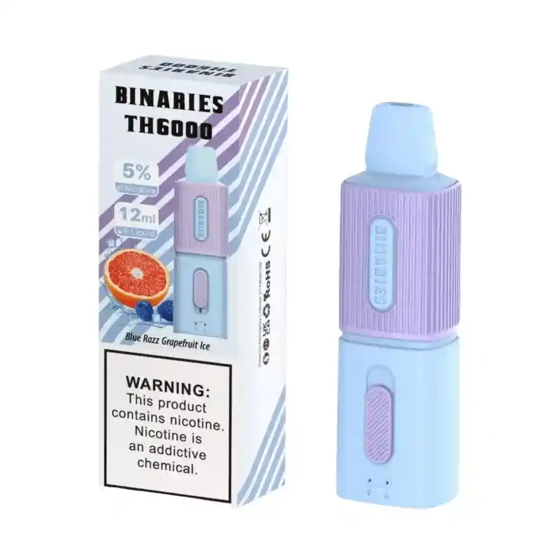 Binaries Blue Razz Grapefruit Ice 6000puff