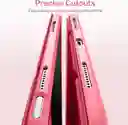 Estuche Para Ipad 10ma Gen De 10.9" Con Soporte Para Lápiz Color Rosa