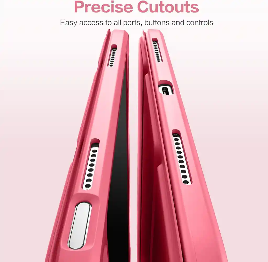 Estuche Para Ipad 10ma Gen De 10.9" Con Soporte Para Lápiz Color Rosa