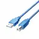 Cable Usb 2.0 Tipo B Para Impresora Escáner Kvm Micrófonos Cajas Disco Duro , Dispositivos De Audio, Mezcladores De 3 Mts Blindado De Calidad