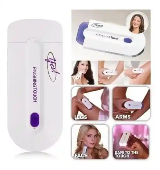 Depiladora Recargable Yes Finishing Touch Para Mujer Morada