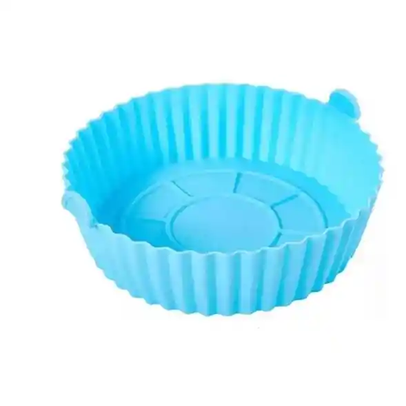 Molde En Silicona Para Airfryer Azul