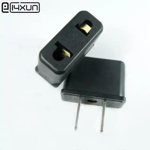 Adaptador De Corriente Redondo A Plano (europeo)