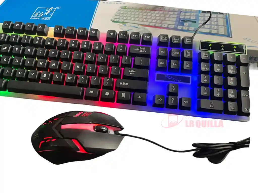 Combo Gamer | Teclado + Mouse Alámbrico Rgb